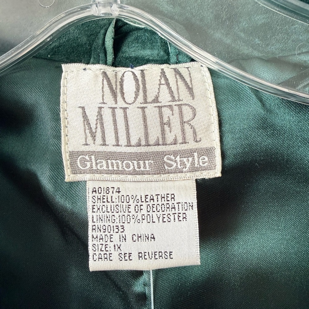 Nolan Miller Green Suede Women's Jacket - Picture 5 of 5